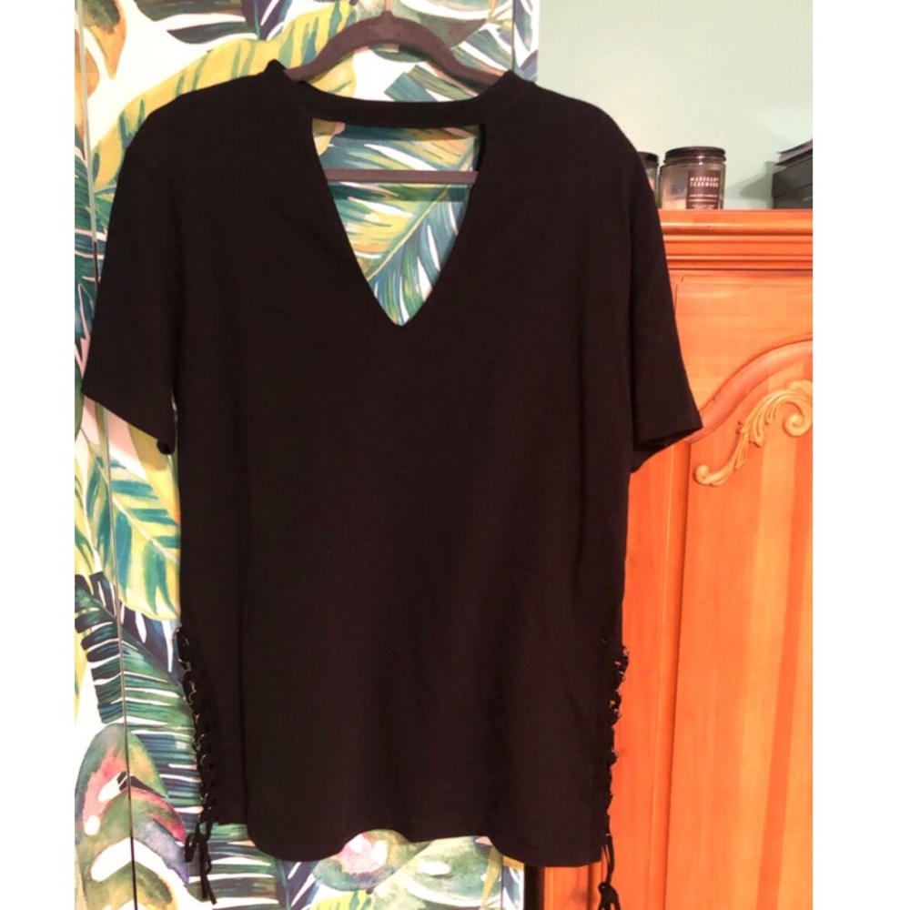 Choker T-shirt dress